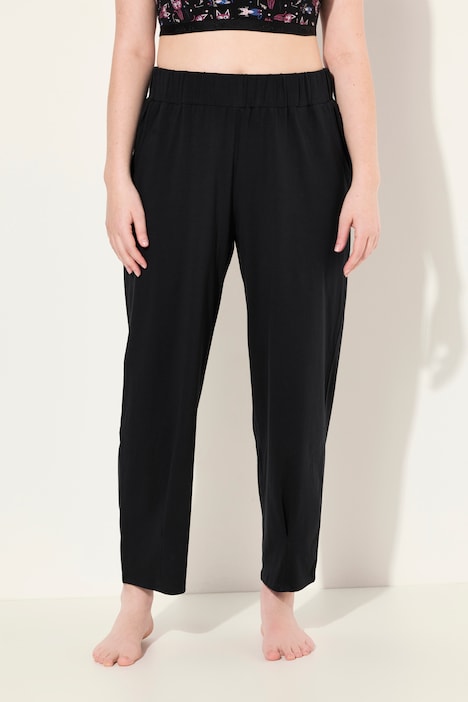 Loungewear-Hose, konisches Bein, Elastikbund, Biobaumwolle