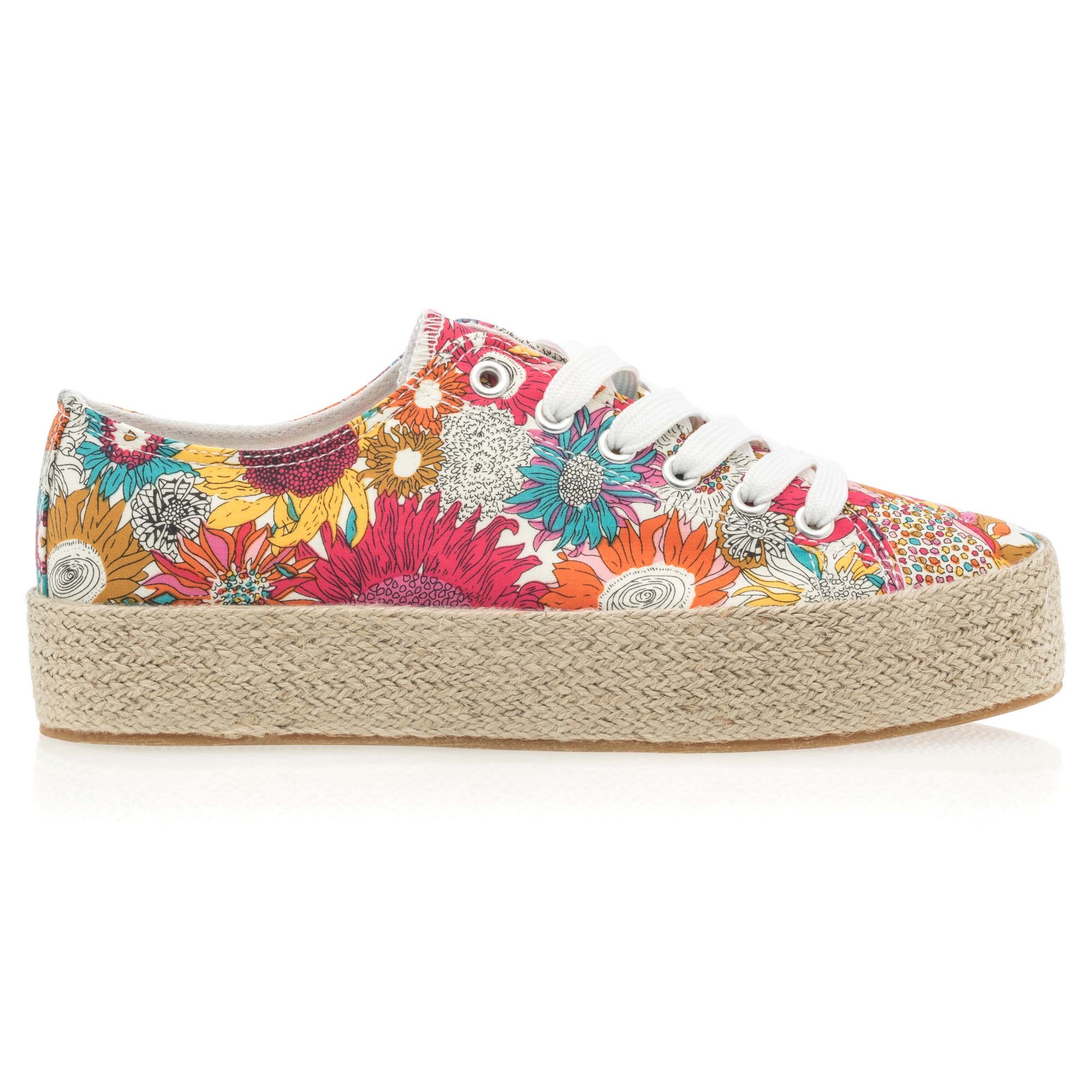 Baskets en toile Femme multicolore