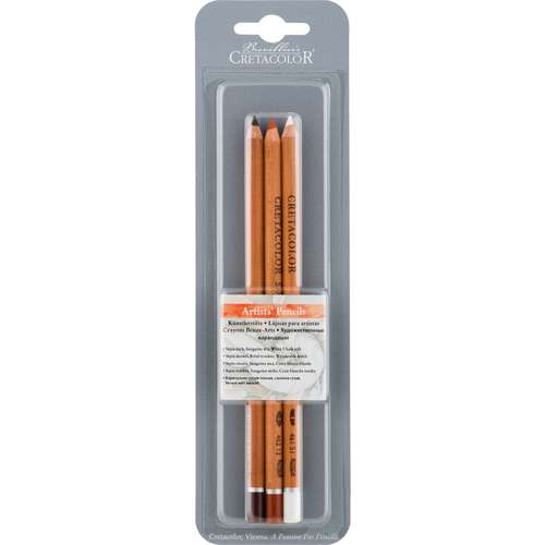 CRETACOLOR® Artists' Pencils Künstlerstifte 3er-Set