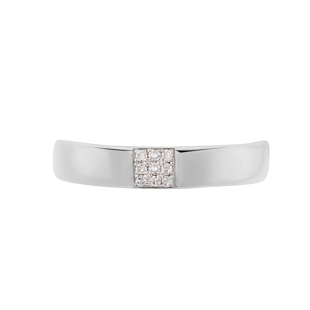 Bague Hajila Or Blanc Diamant