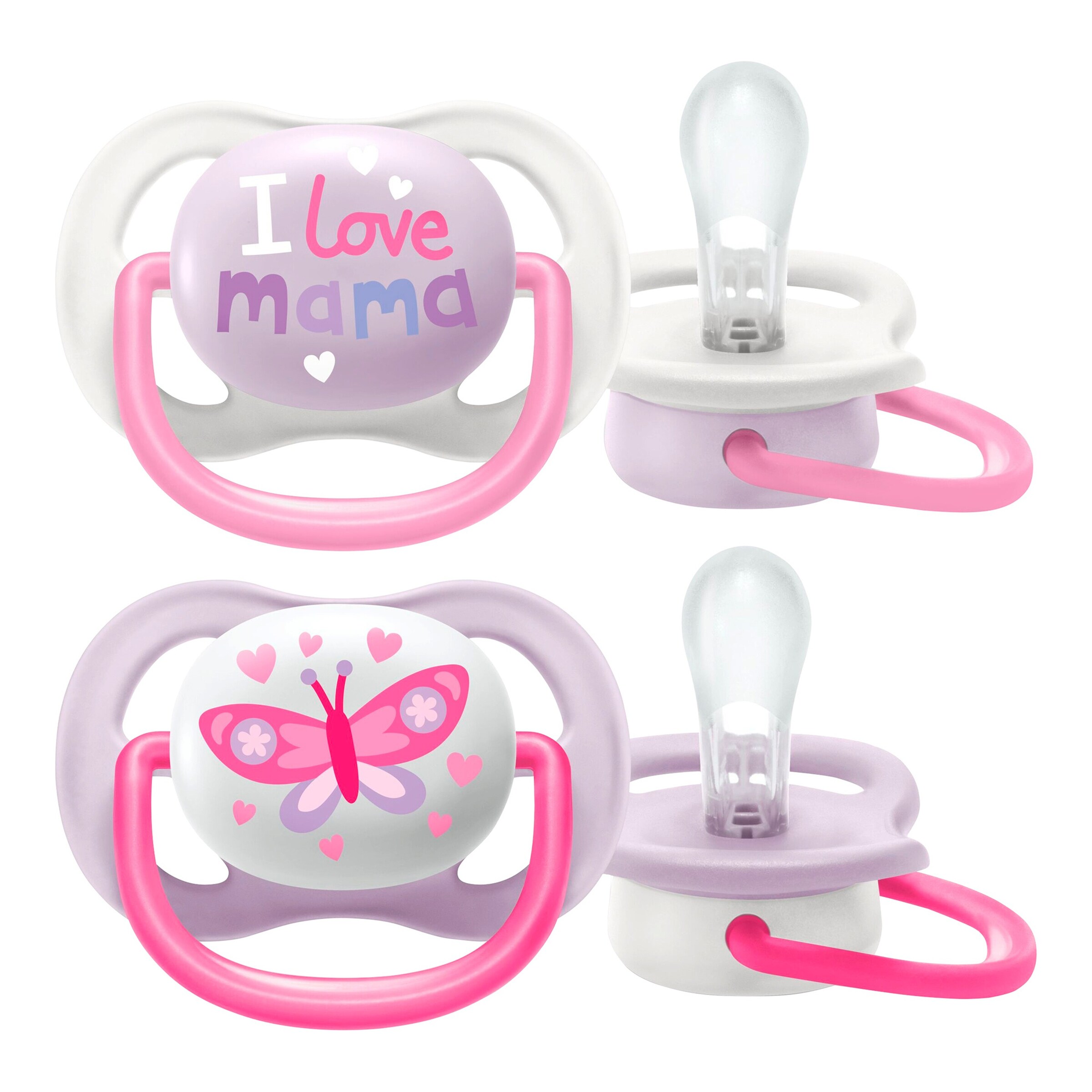 Philips Avent 2er-Pack Schnuller Ultra Air 0-6 Monate SCF080/02