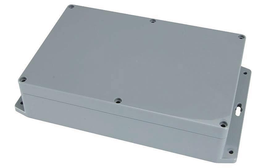 Gehäuse G340, 171x121x80mm DunkelgrauAbgedichtetes ABS-Gehäuse