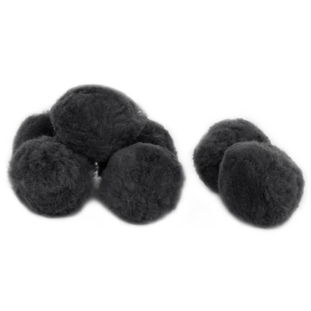 Boule de filtre de piscine d'élimination des odeurs noir 700 g