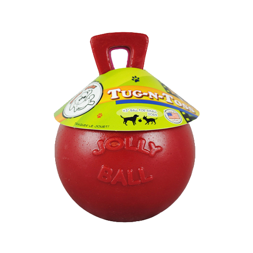 Jolly Tug-n-Toss Ball hond