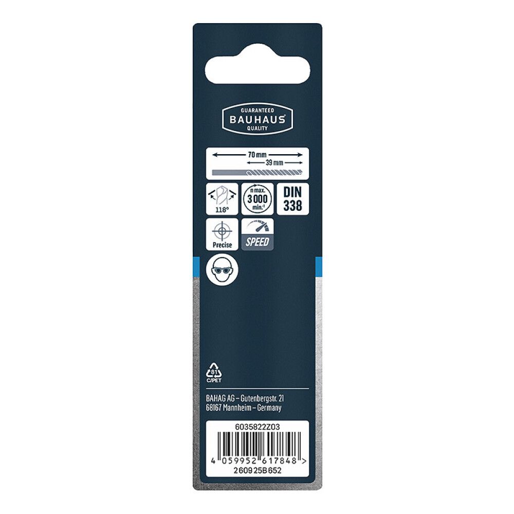 BORSETT CRAFTOMAT HSS-SPEED 3,5MM 2 DELER