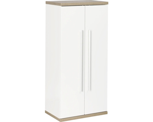 Middelhoge kast FACKELMANN Stanford White hoogglans 106x50,5x32 cm
