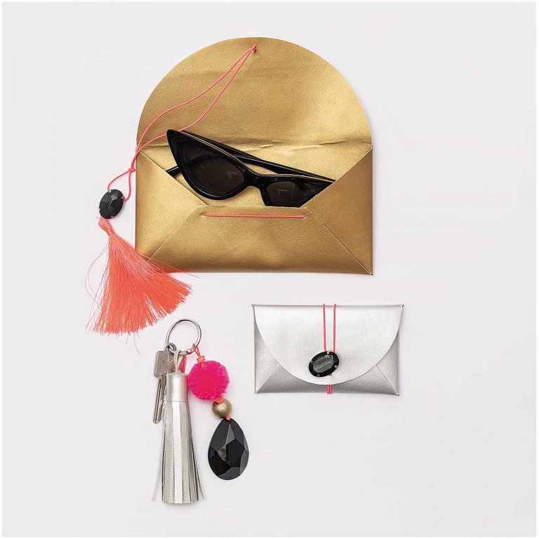 Kunstleder uni, metallic