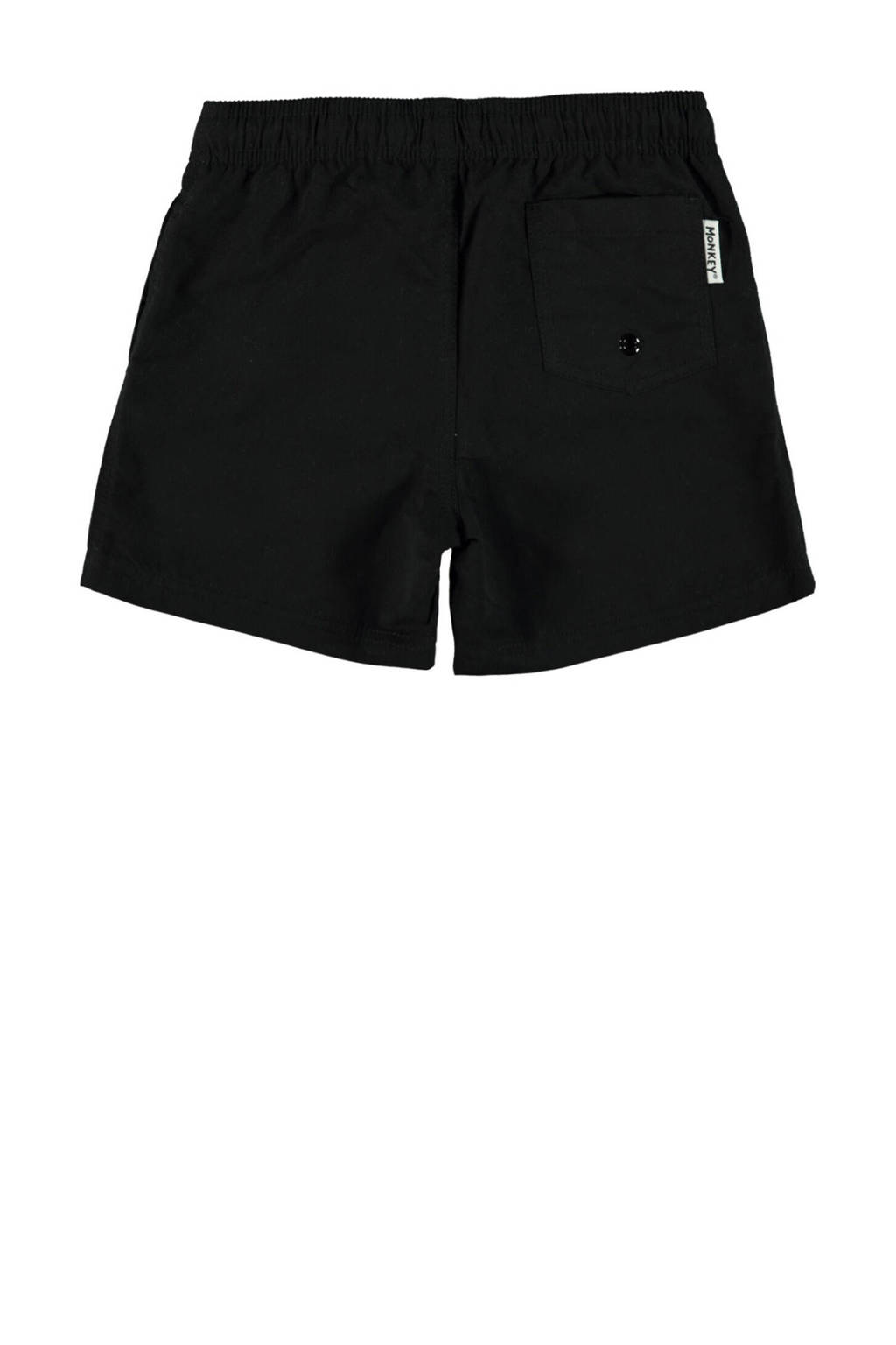 Fijne zwembroekzwemshort zwart