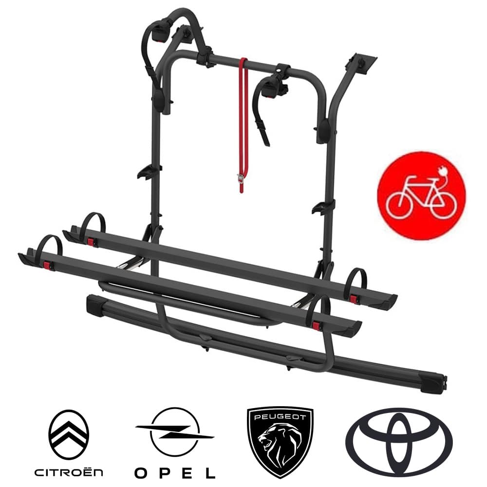 Porte-vélos FIAMMA Carry-Bike mini-van PSA Deep Black