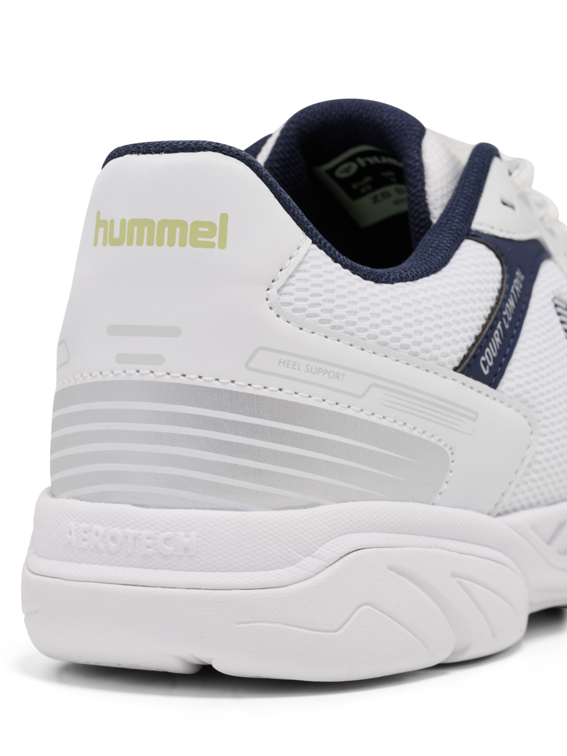 Court Control II Unisex White/Black Iris