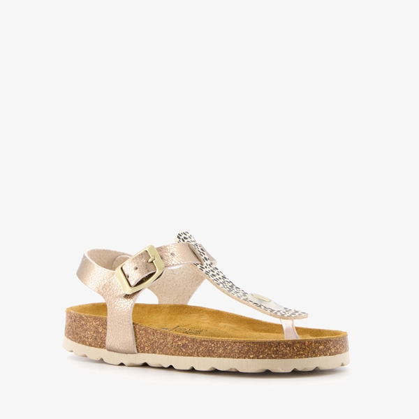 Hush Puppies meisjes bio sandalen goud stippen