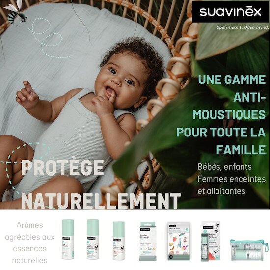 Pack de 36 patchs anti-moustiques citronnelle   transparents        de               Suavinex