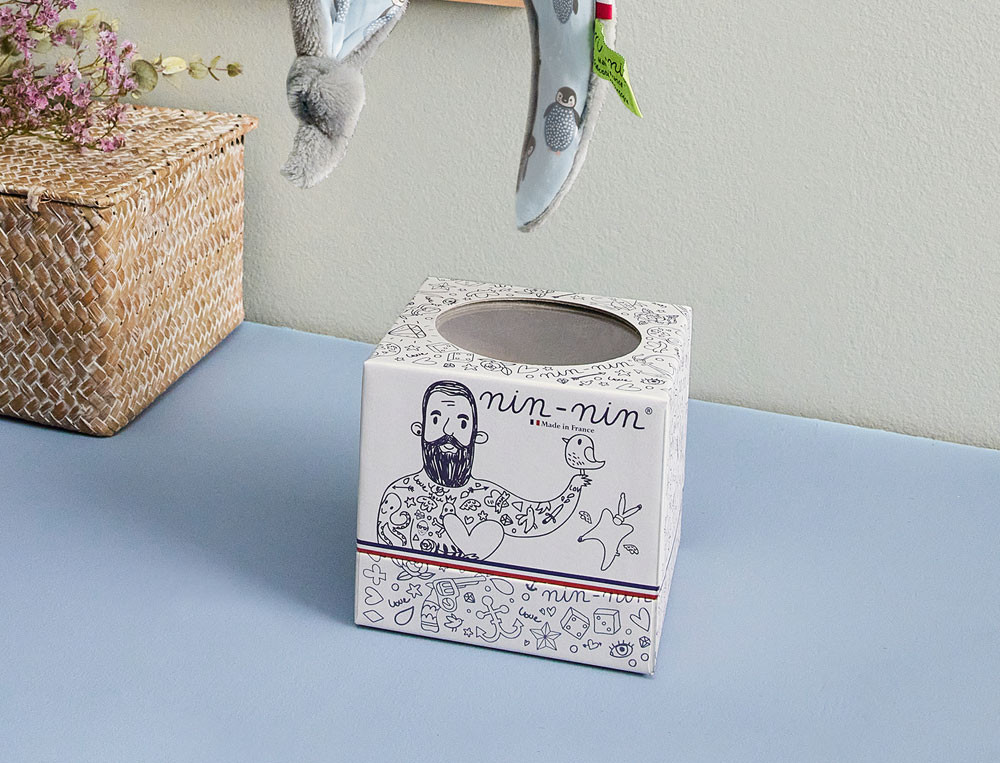 Coffret doudou pingouin-Nin-Nin®