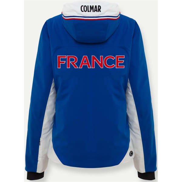 Veste de ski COLMAR LADIES JACKET REPLICA WHITE-WHITE-ABYSS BLUE