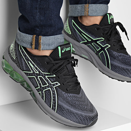 Baskets Gel Quantum 180 VII 1201A880 Black Bright Lime