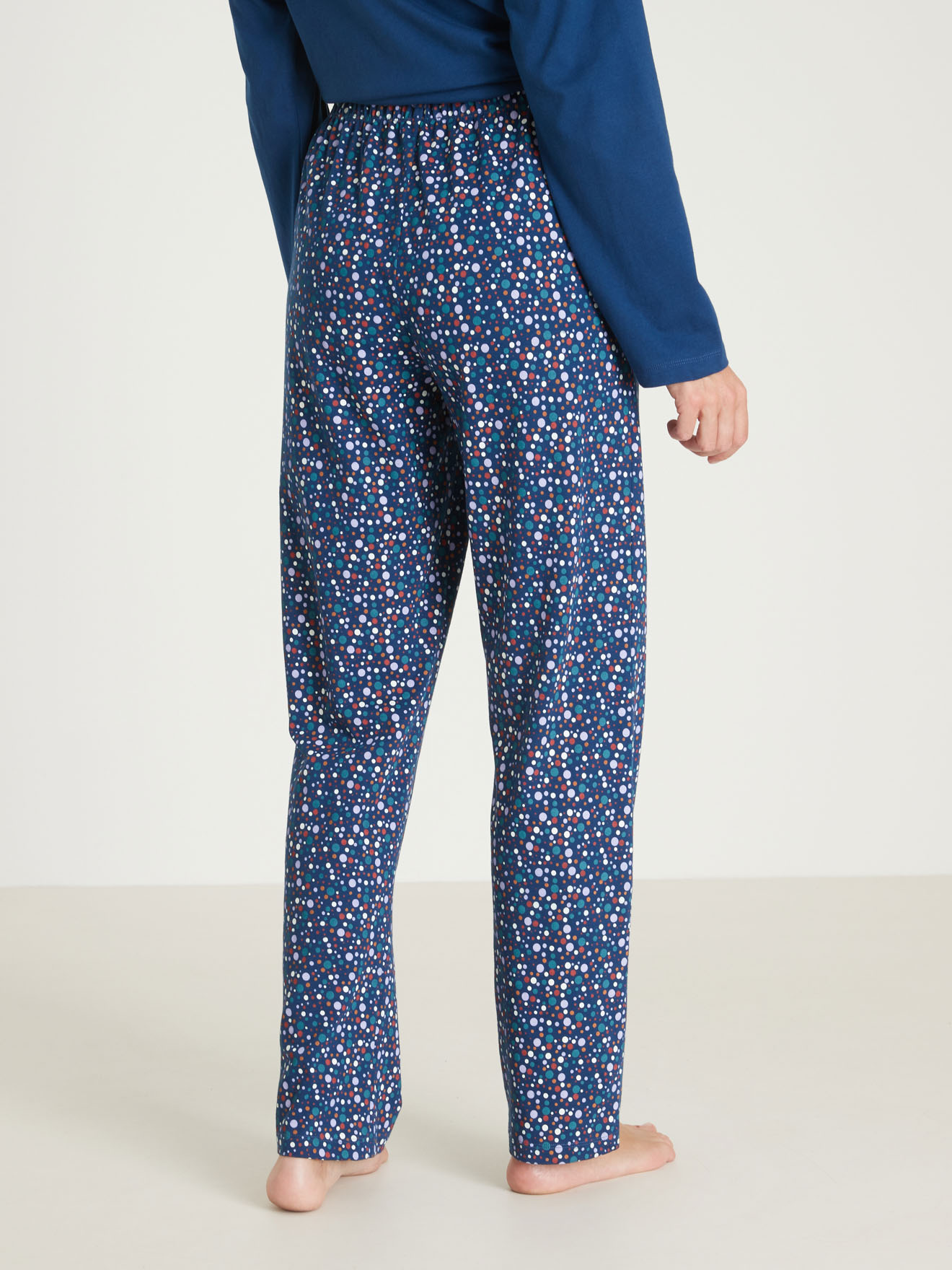 Pantalon de pyjama maille pur coton