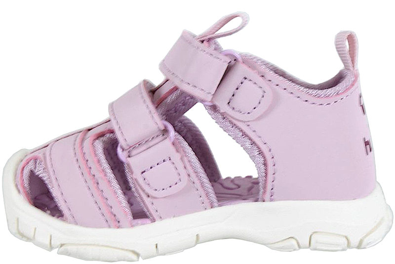 HUMMEL SANDAL VELCRO INFANT I LYSERØDT PU