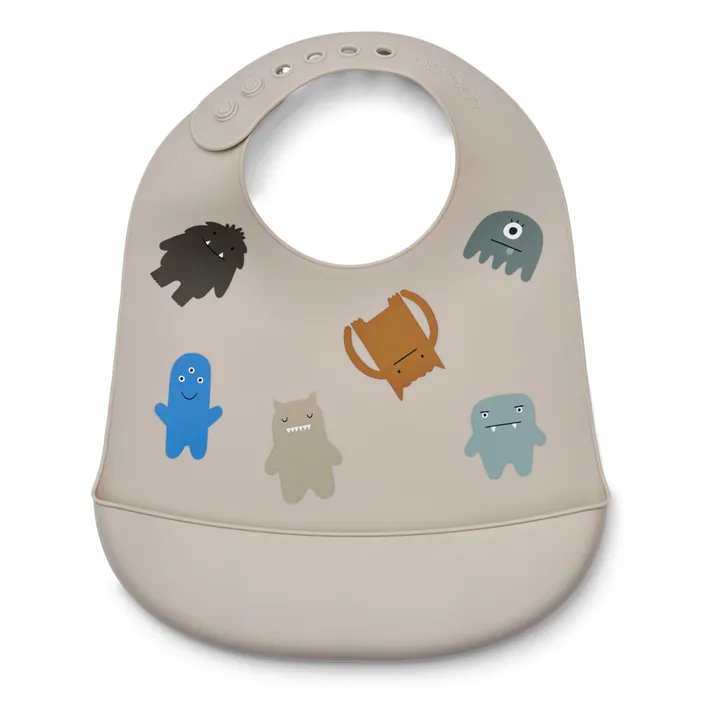 Liewood Bavoirs Tilda en silicone - Set de 2 | Monster/Mist