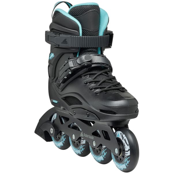Roller fitness ROLLERBLADE RB 80 W BLACK/LIGHT BLUE