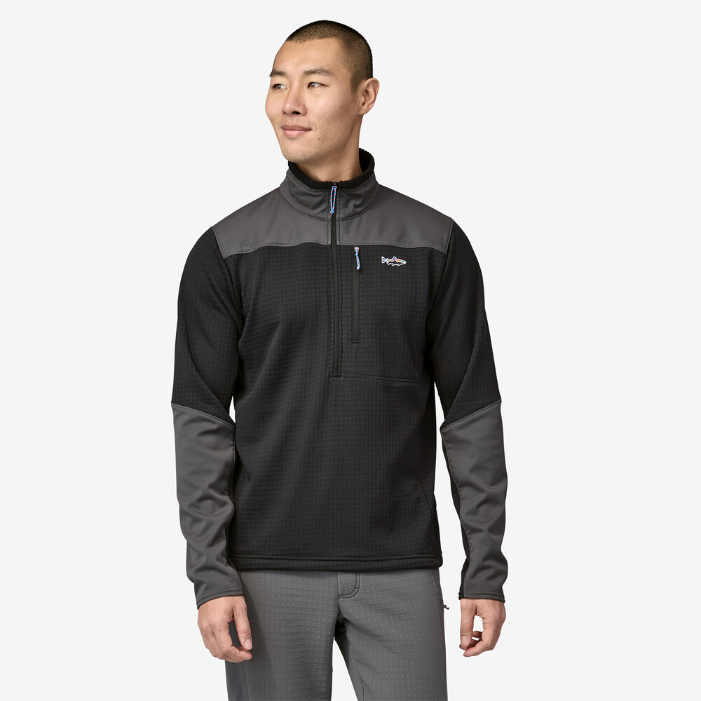 Herren Langarmshirt R1 Fitz Roy 1/4-Zip