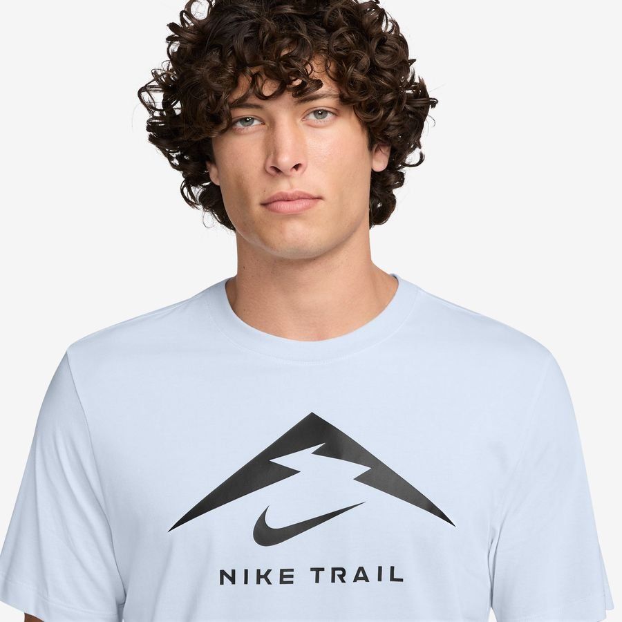 Nike T-shirt Running Dri-FIT Run Trail - Gris/Noir
