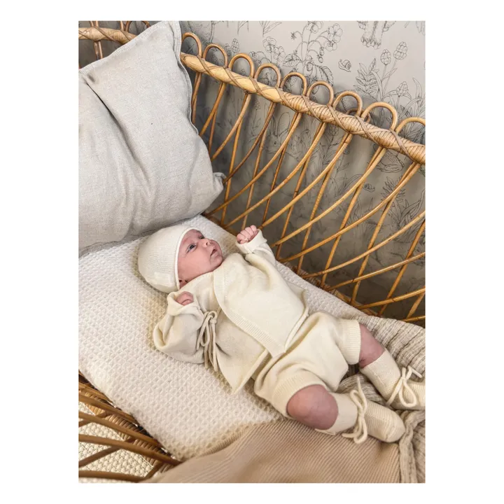 My Little Freckle Bonnet Tricot Coton Bio | Ivoire