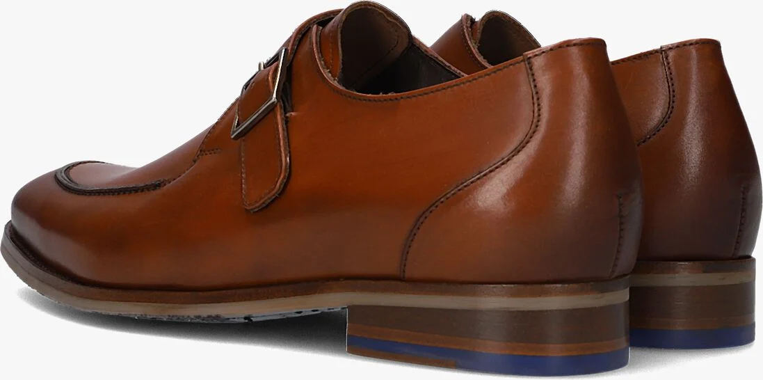 FLORIS VAN BOMMEL cognac floris van bommel nette schoenen sfm-30318