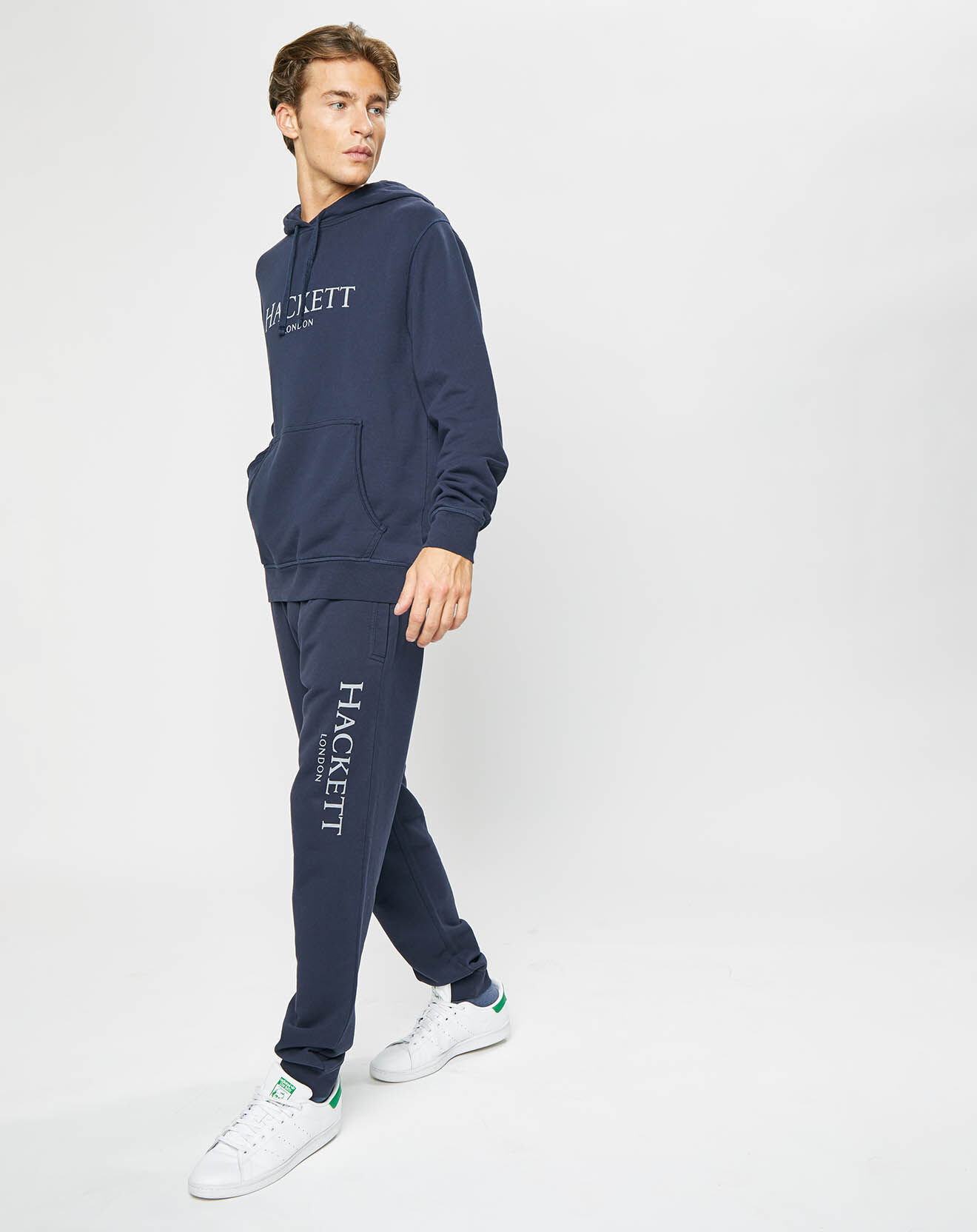 Hackett London Jogging Droit Uni bleu marine