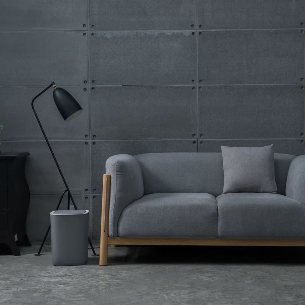 Poubelle à capteur morandi smart 12 l gris