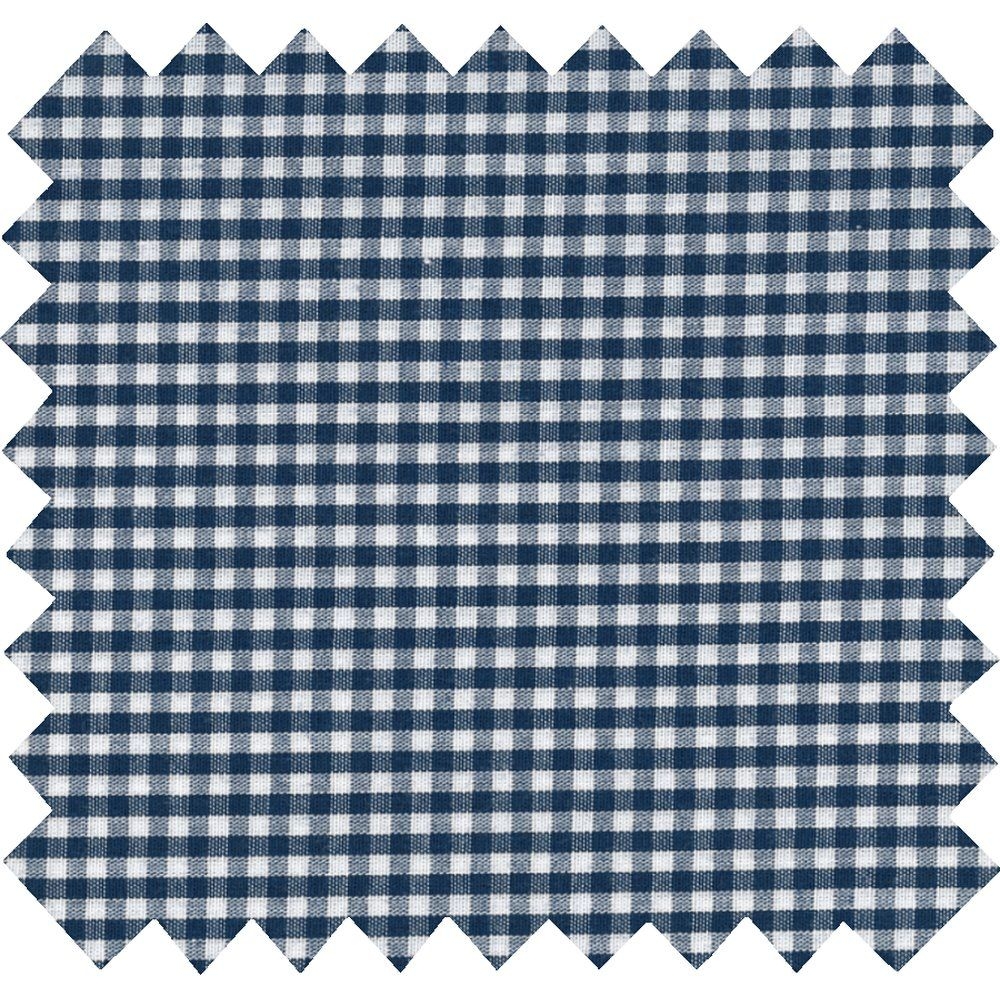 Coupon Tissu 50 Cm Vichy Marine