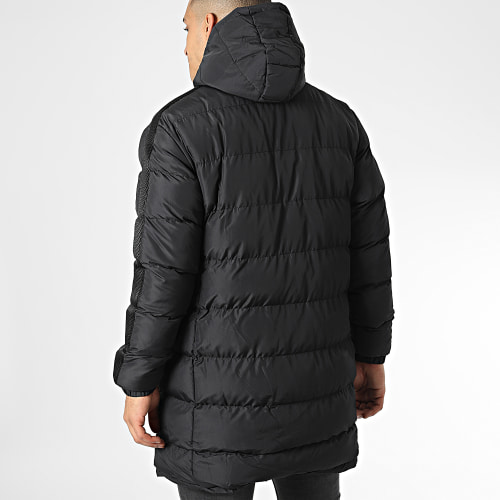 Doudoune Capuche Longue Allen Noir