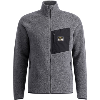 Lundhags Flok Wool Pile Fleecejacke Granite Herren