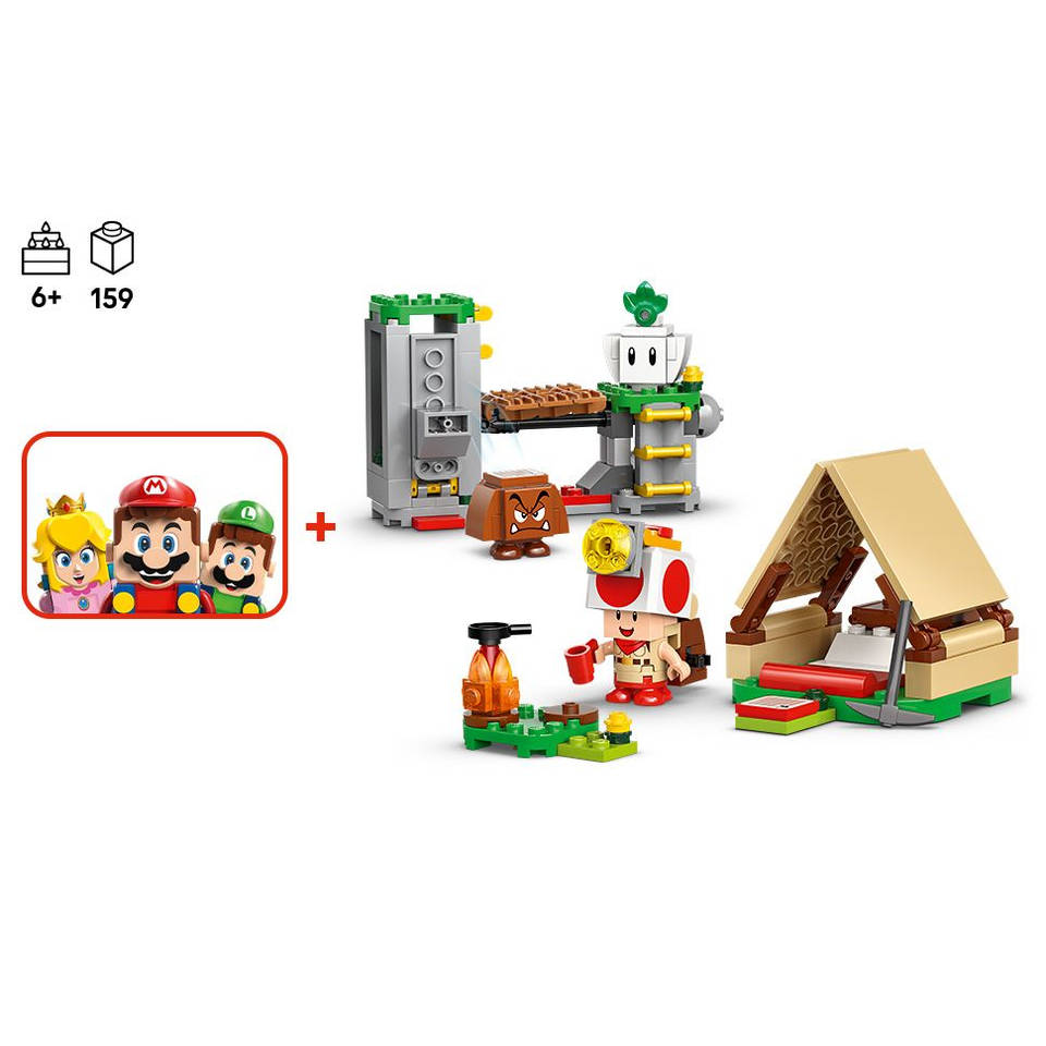 LEGO Super Mario Toad-baas kampeerplaats 72040