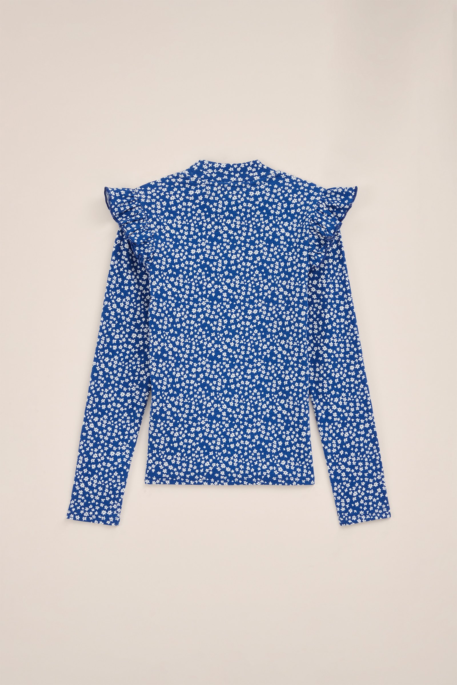 Meisjes T-shirt met dessin WE Fashion Blauw