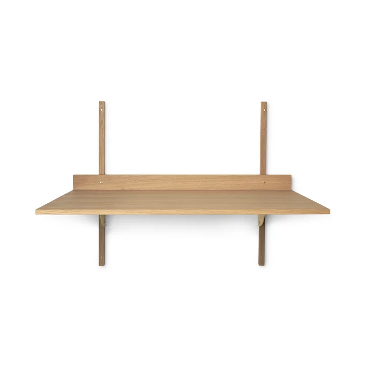 Ferm Living - Sector Schreibtisch, Eiche / Messing