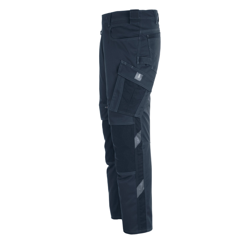 MASCOT® Mannheim broek met kniezakken 46R marineblauw