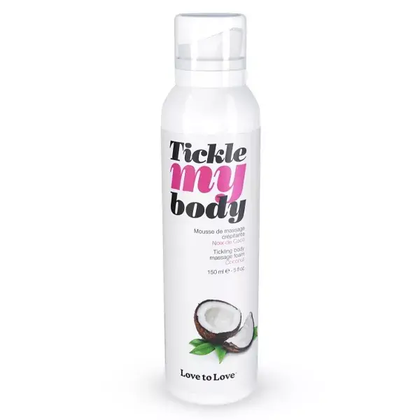 Espuma de Massagem Love To Love Tickle My Body com Coco 150ml