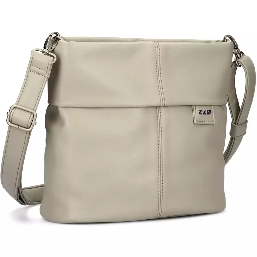 zwei Mademoiselle M8 - Schultertasche 25 cm cement