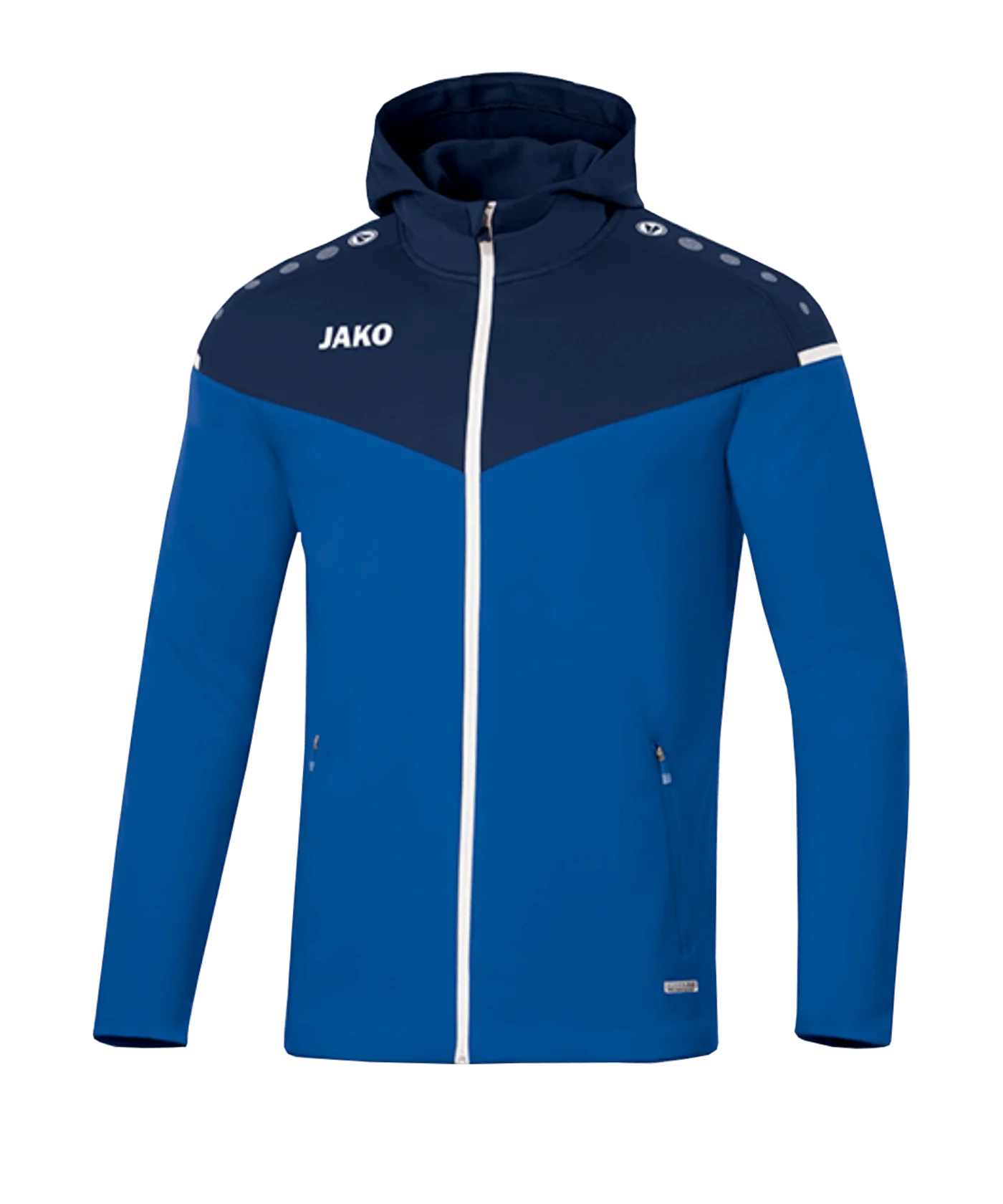 JAKO Champ 2.0 Kapuzenjacke Blau F49