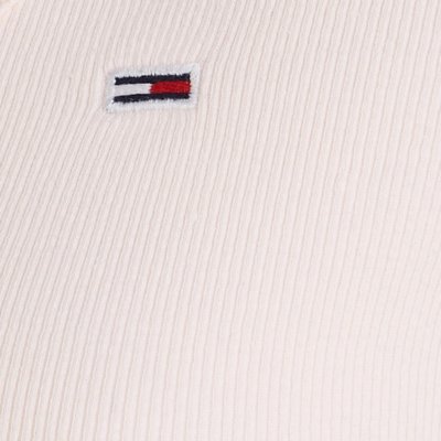 Tee-shirt à manches courtes femme Tjw Bby Crp Essential Rib V TOMMY HILFIGER