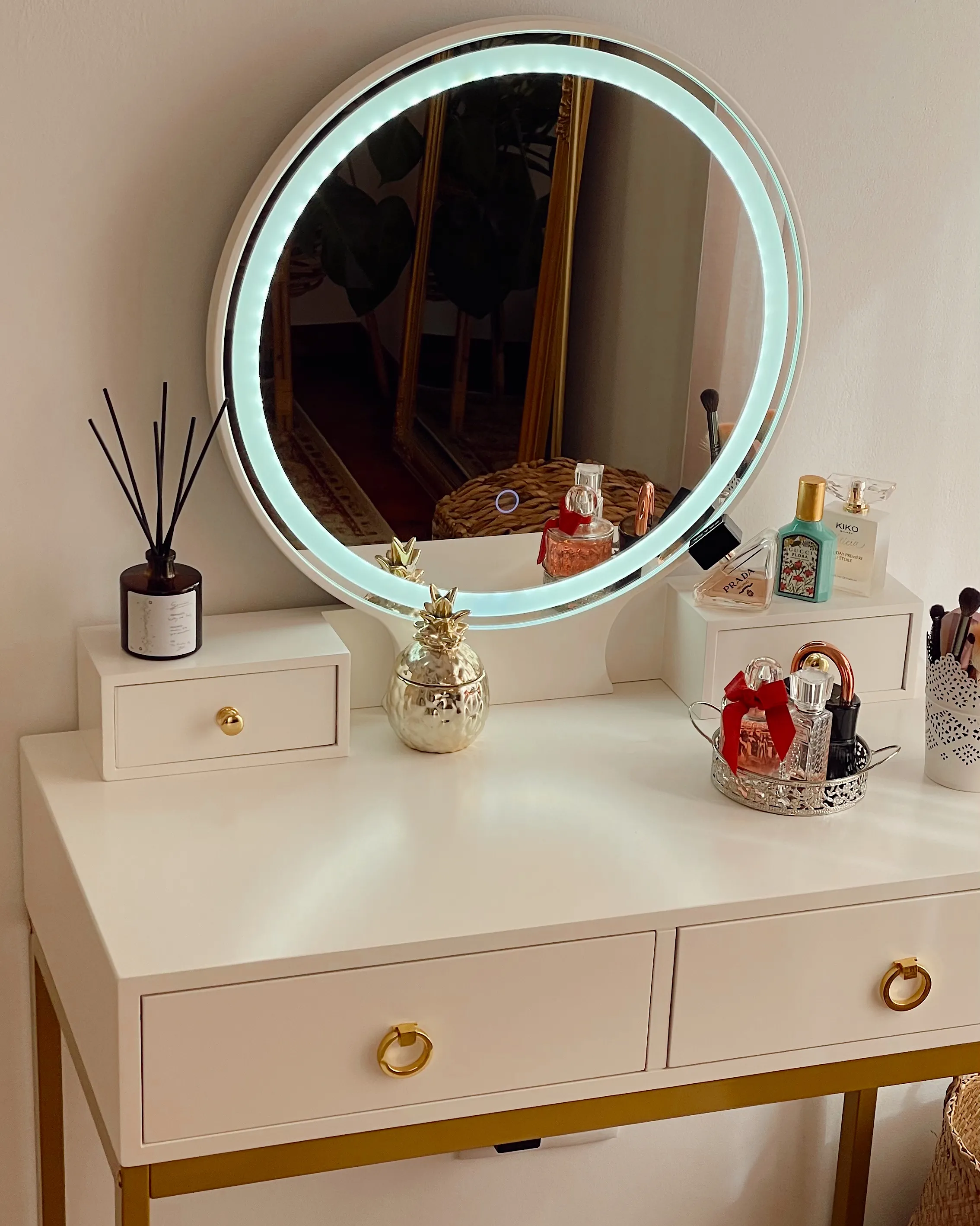 Kaptafel AUXON LED Wit