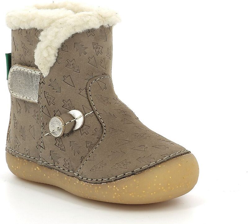 Kickers - So Windy - Enkellaarsjes - Marineblauw - Leder