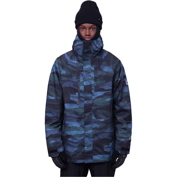 Veste snowboard 686 MNS GORE-TEX CORE SHELL JACKET STEEL BLUE WATERLAND CAMO