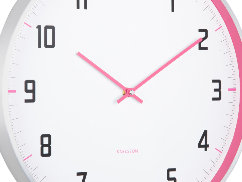 Wall Clock Sporty KA5969BY Bright yellow