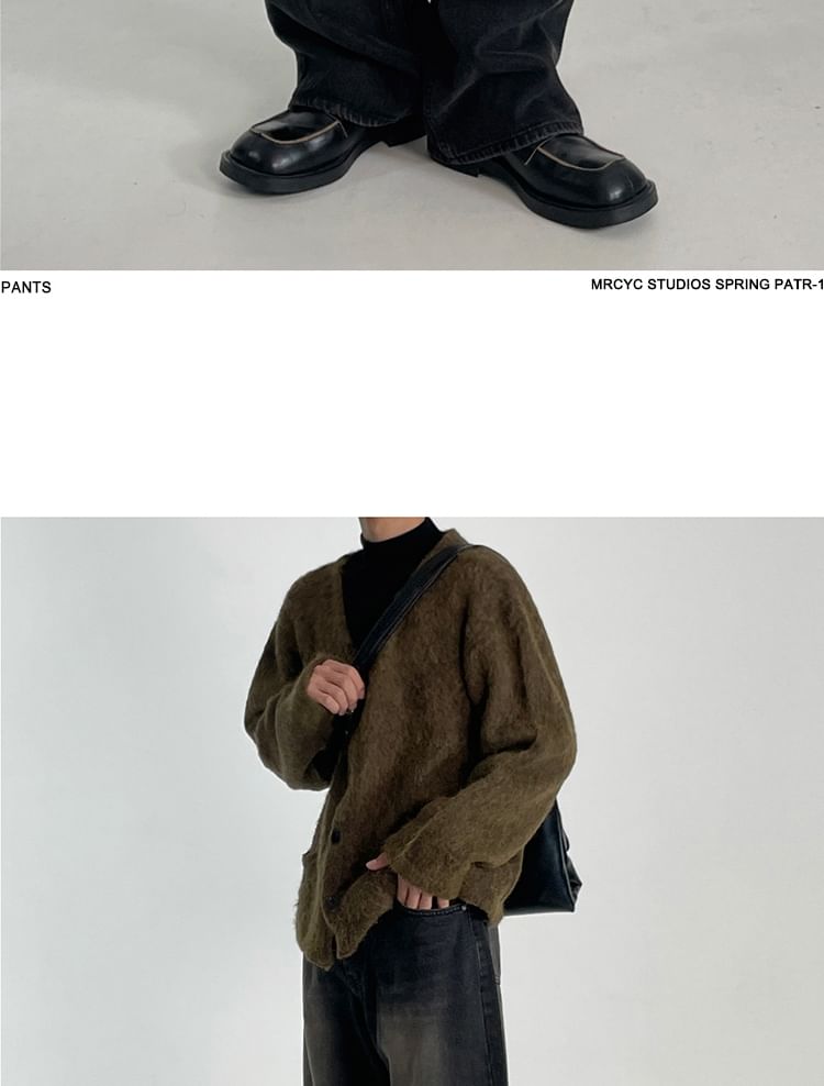 MRCYC - High Waist Washed Wide Leg Jeans