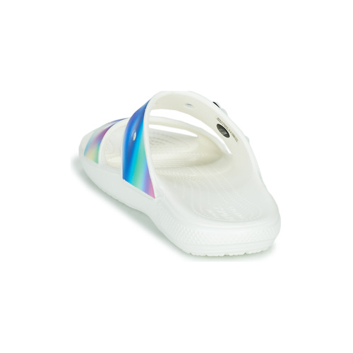 Crocs - CLASSIC CROCS SOLARIZED SANDAL - Blanc / Bleu