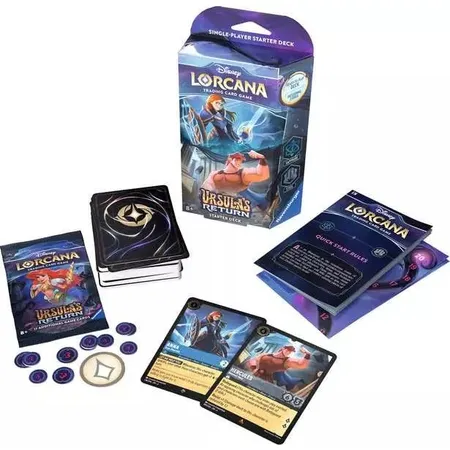 Ravensburger Disney Lorcana: Ursula's Return - Starter Deck Sapphire and Steel (Englisch)