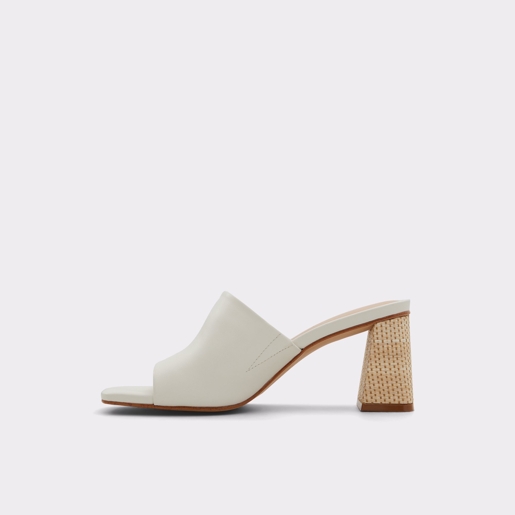 Harans White-Bone Women Heeled mules