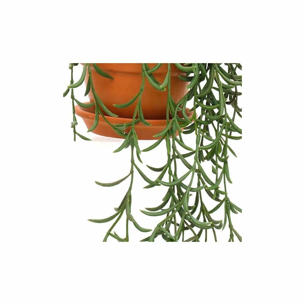 Plantes artificielles en pot terracotta (lot de 3)