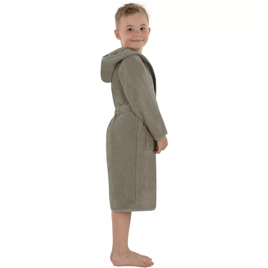normani Kinder Bademantel aus Bio-Baumwolle Ljubljana Beige